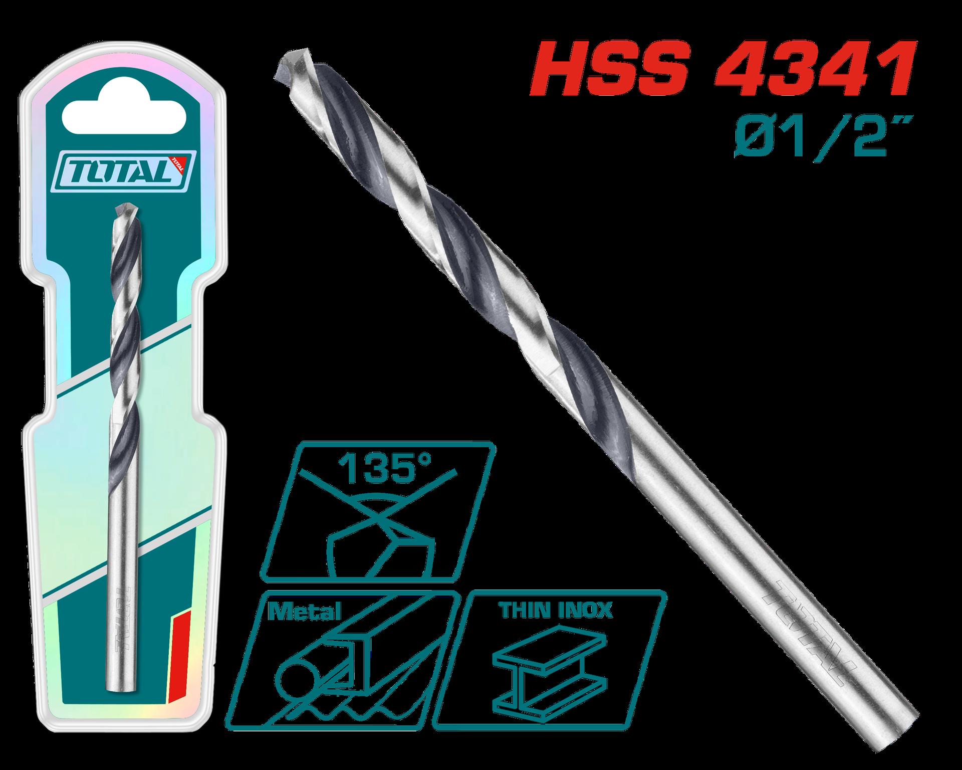 Broca lamina 1/2" industrial super total (TAC1200214)