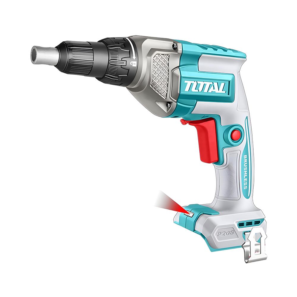 Atornillador drywall 1/4" incluye 5 puntas bateria y cargador se venden por separado industrial total (TDSLI20428)