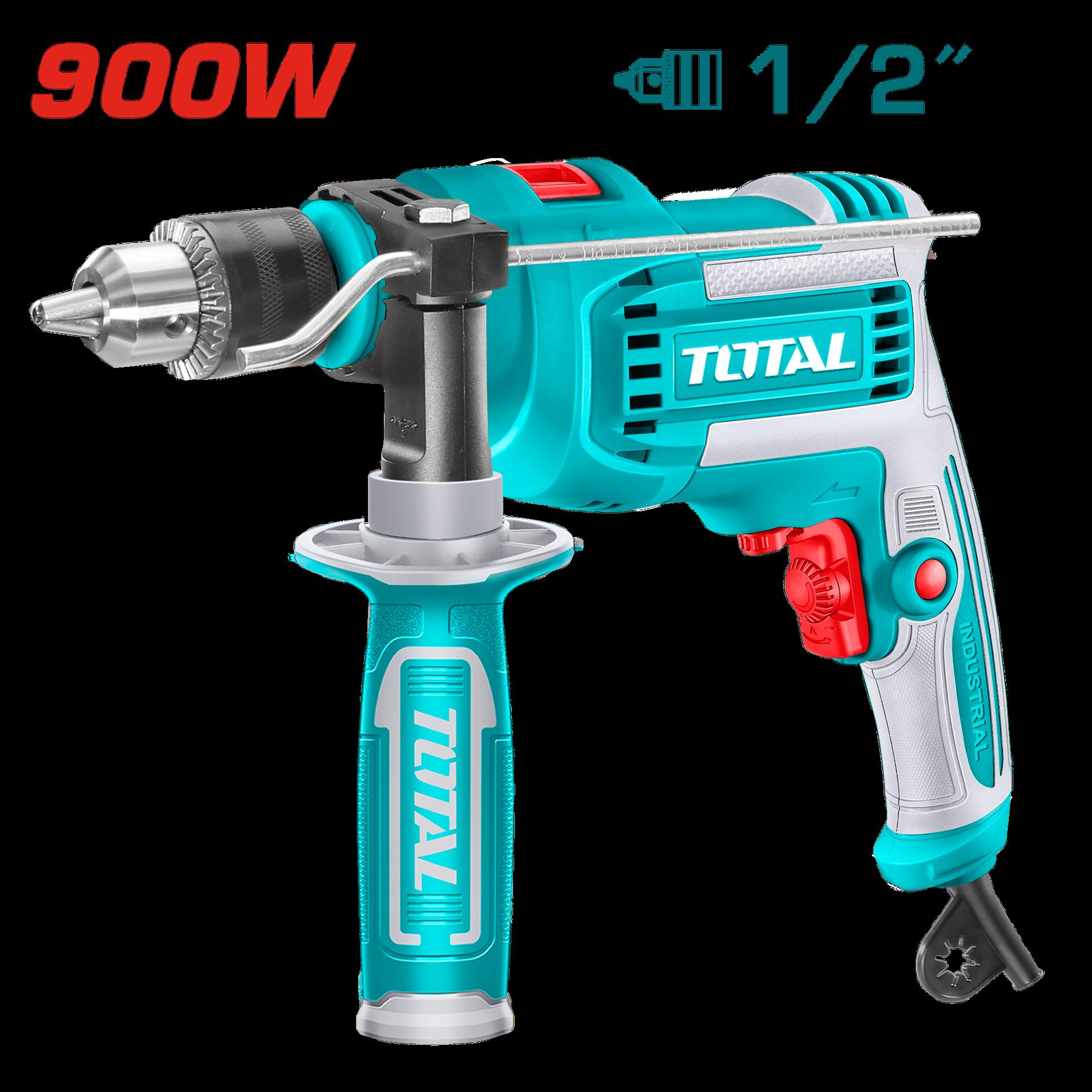 Taladro percutor 1/2 900W industrial super total (UTG1091366)