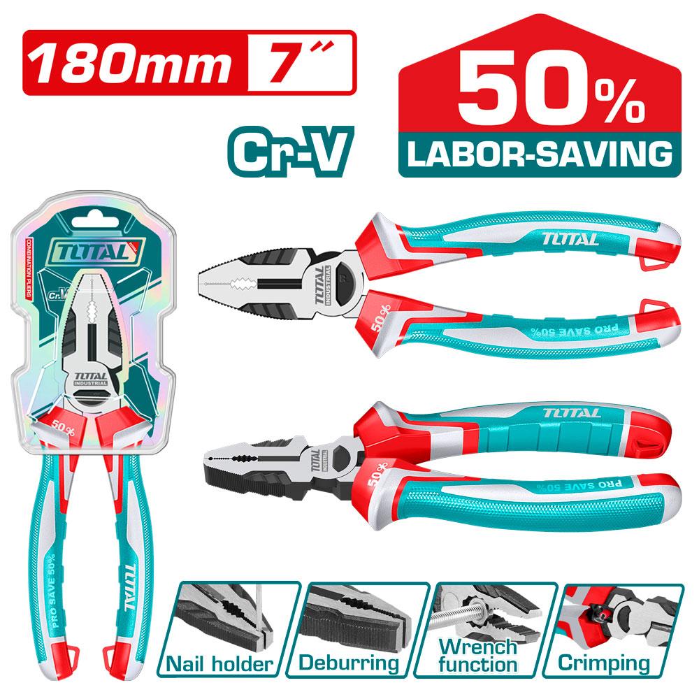 ALICATE 7"" MULTIFUNCIONAL INDUSTRIAL CROMO VANADIUM TOTAL (THT211708S) Item: 23921