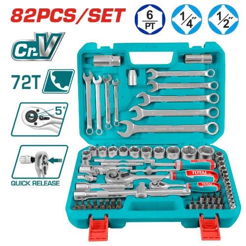 RACHE CON COPAS 1/2-1/4"" X 82 PZS INDUSTRIAL SUPER TOTAL (THT421802) Item: 23856