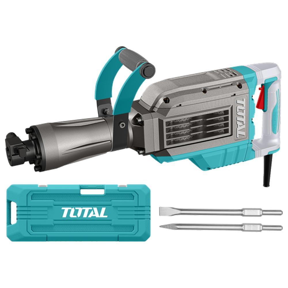 DEMOLEDOR SDS HEX 1700W 60 JOULES INCLUYE DOS CINCELES CAJA PLASTICA INDUSTRIAL SUPER TOTAL (UTH217088) Item: 23398