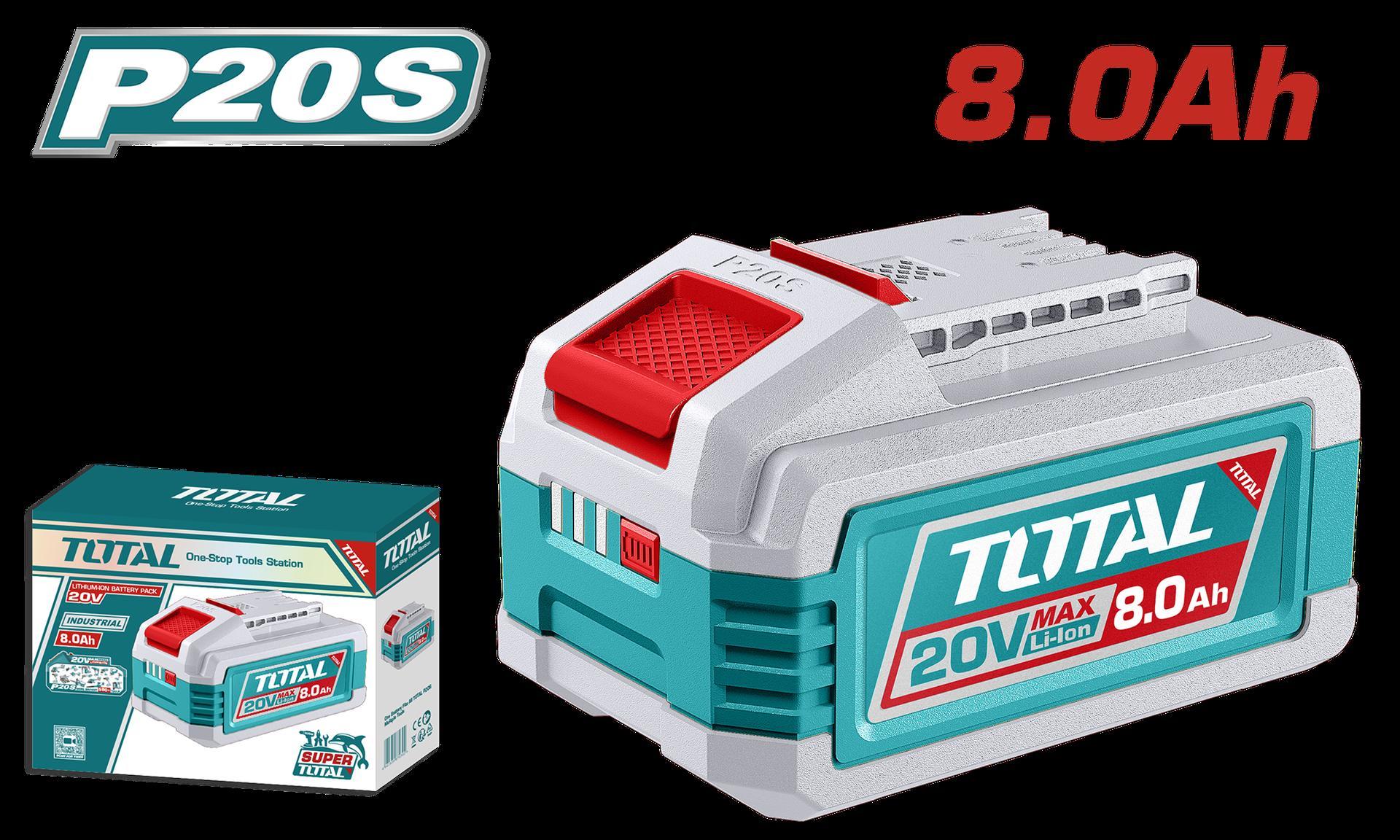 BATERIA 20V 8.0AH INDUSTRIAL ION LITHIUM TOTAL (TFBLI2128) Item: 23237