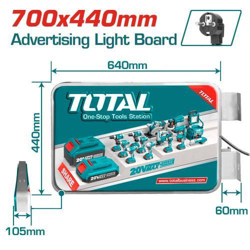 MATERIAL PUBLICITARIO (TOTAL TABLERO ILUMINADO)(UTPMALB01)(700X440-MM) Item: E70A
