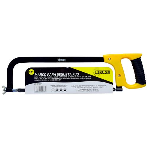 Marco segueta pasta con caucho uduke amarillo/negro (HT30520)
