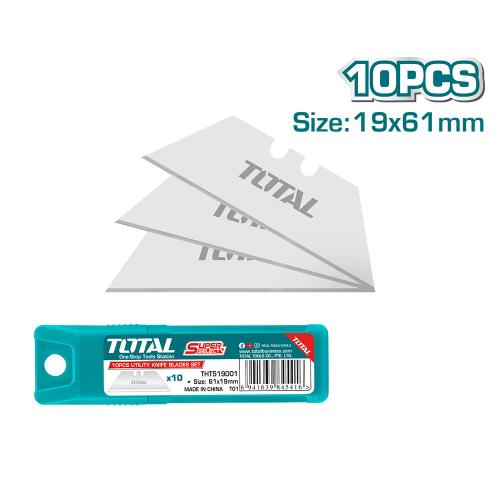 Repuesto bisturi navaja 61X19MM x 10 pzs super select total (THT519001)