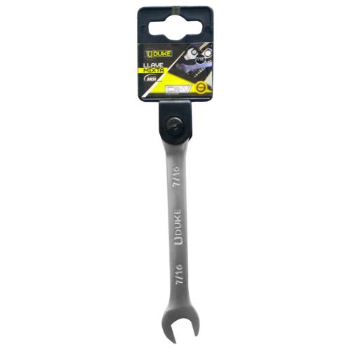 Llave mixta 7/16 cr/v uduke