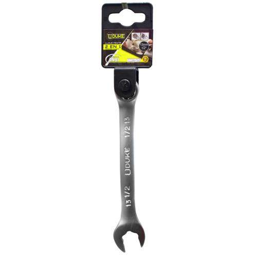Llave mixta 2 en 1 13MM - 1/2 cr/v uduke