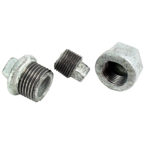 Galvanizado tapon macho 1/2 pqt x 1 uduke