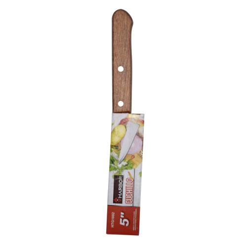 Cuchillo cacha madera 5 vharbor (HTG1002)