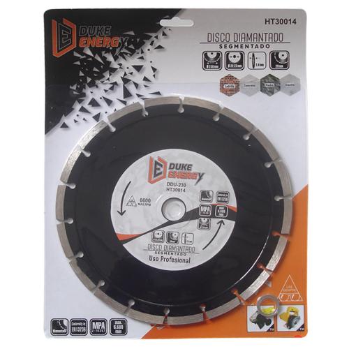 Disco diamantado segmentado duke energy profesional 9 (DDU230) (HT30014)
