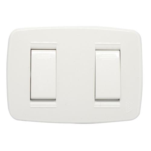 Linea duke energy S/P blanca swiche doble (RETIE-FL)(LY00003)