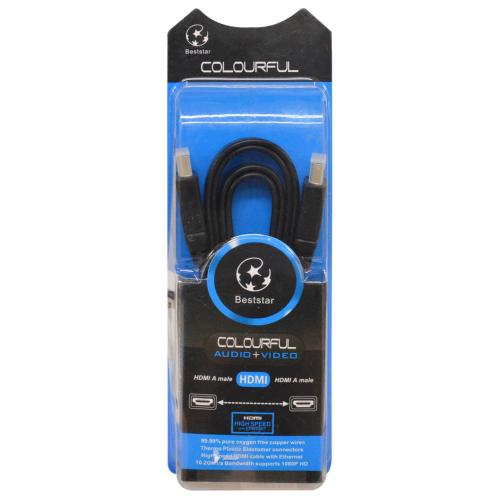 Cable HDMI blister plano 1.5 mts (HT40138) RH-Z1185B (BS-HD15)
