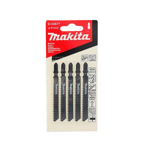 Sierra para caladora madera hcs makita 8TPI x 5 pzs (D-34877)