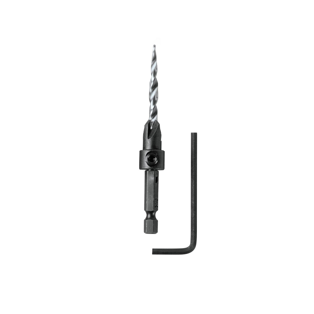 Broca y avellanador makita 9/64 #6 para madera (A-99677)