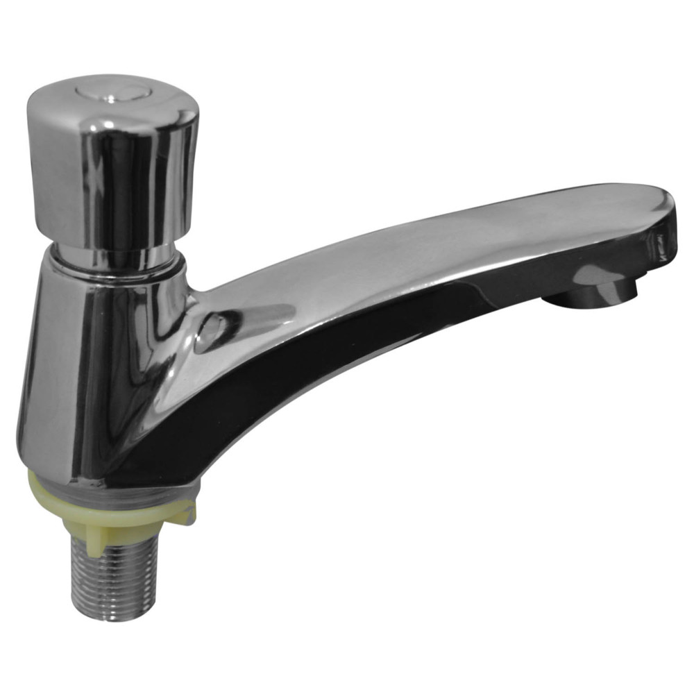 Llave lavamanos push cromada en caja (HT80335)