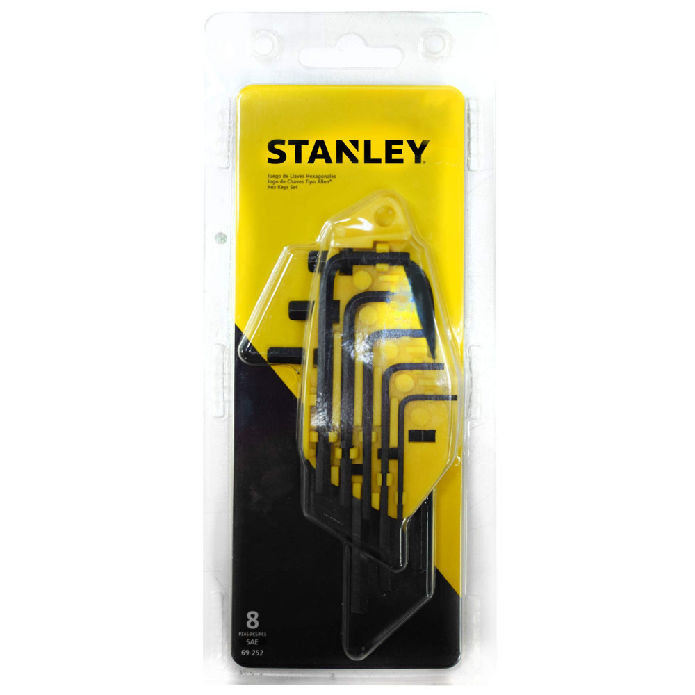 Llave alem x 8 stanley pulg (69-252)
