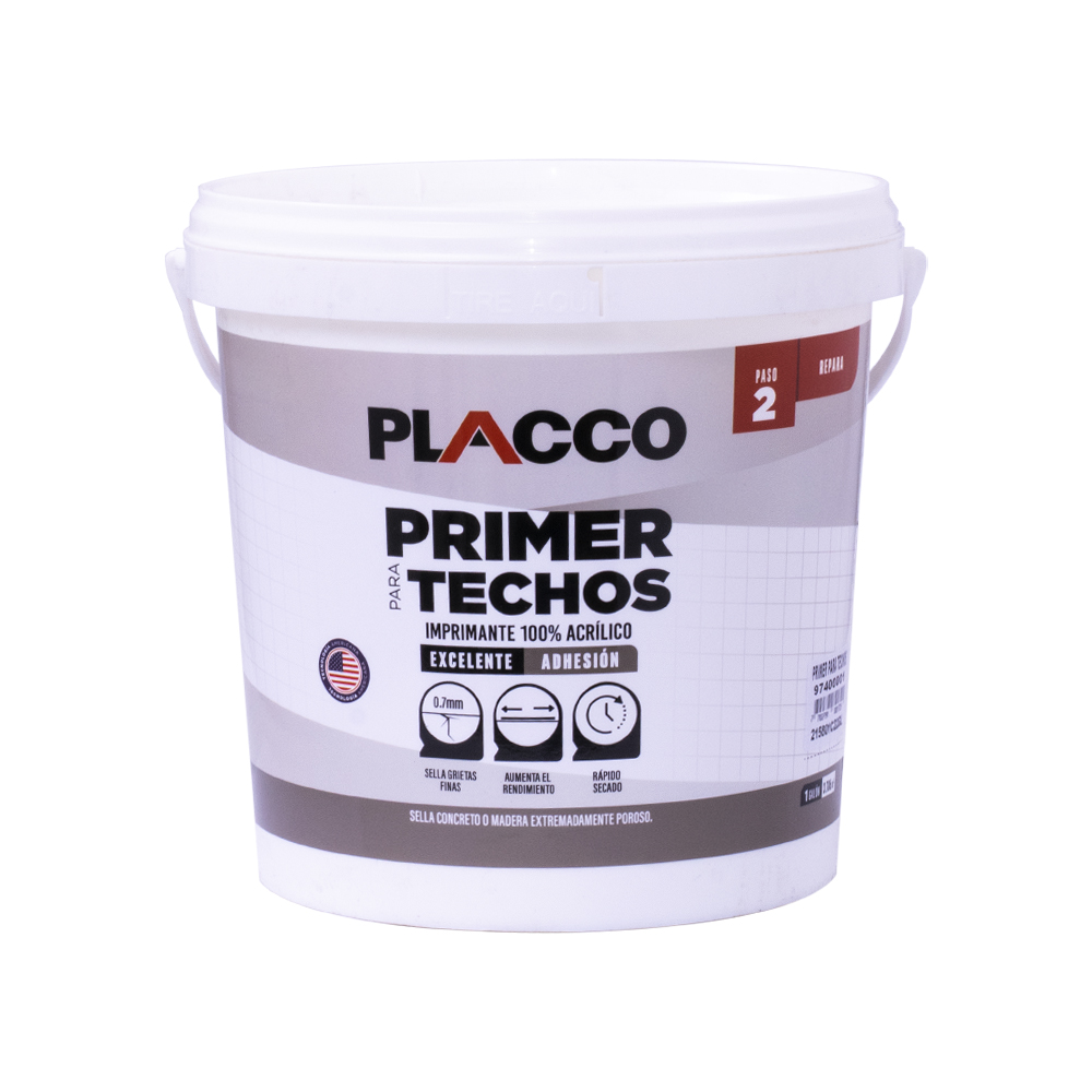 Placco primer para techos galon (impermeabilizante elastomerico (97400001 (algreco)