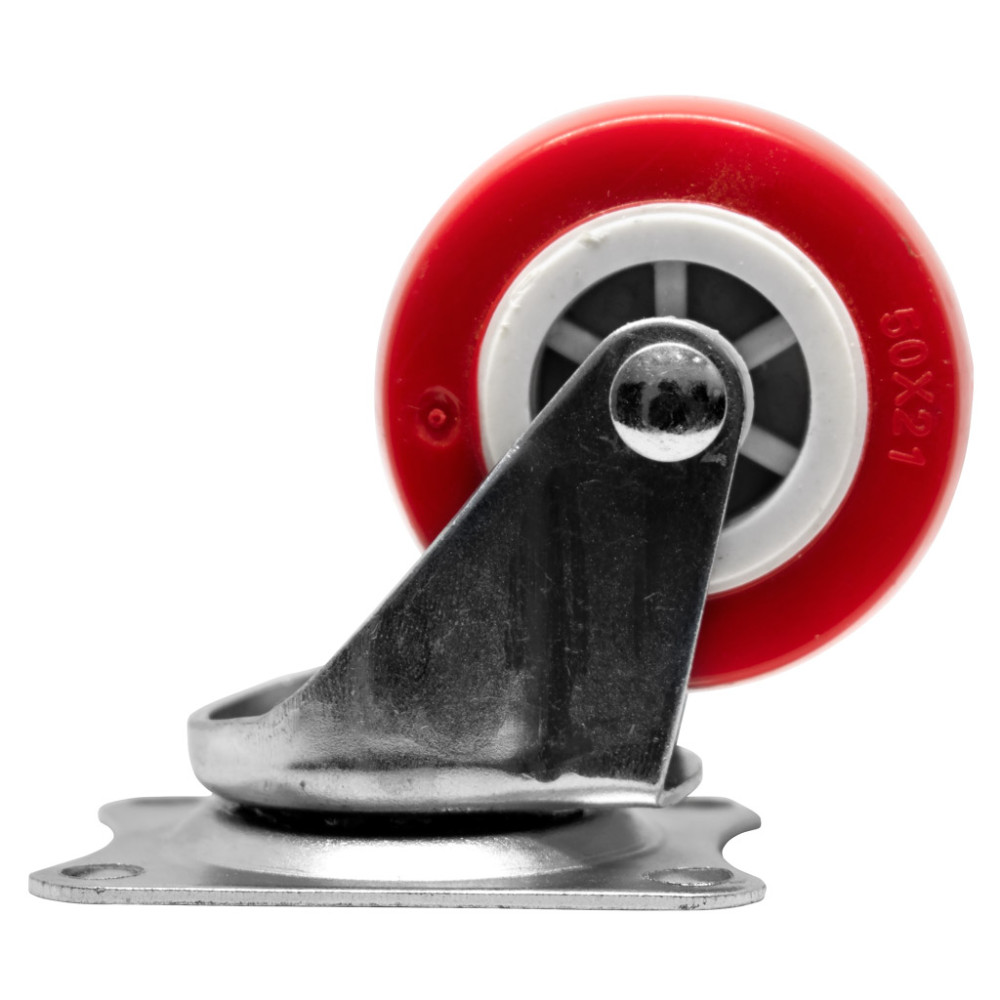 Rodachines 2 plano rojo t/roller 50MM (individual) (RPNJ050)(HT30093)