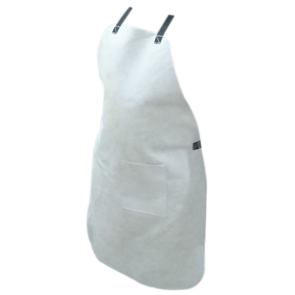 Delantal fino doble costura en carnaza 90X60