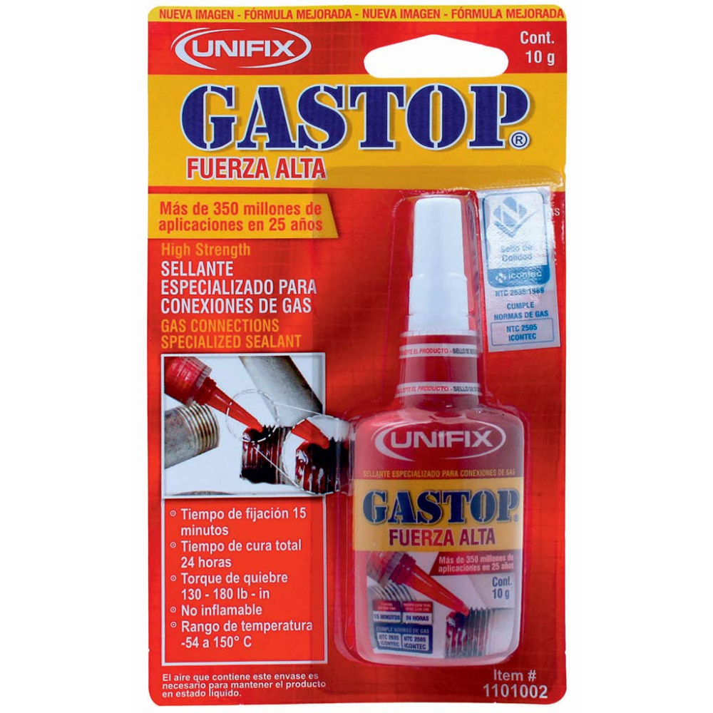 Gastop fuerza alta unifix 10 grs permanente (1101002)