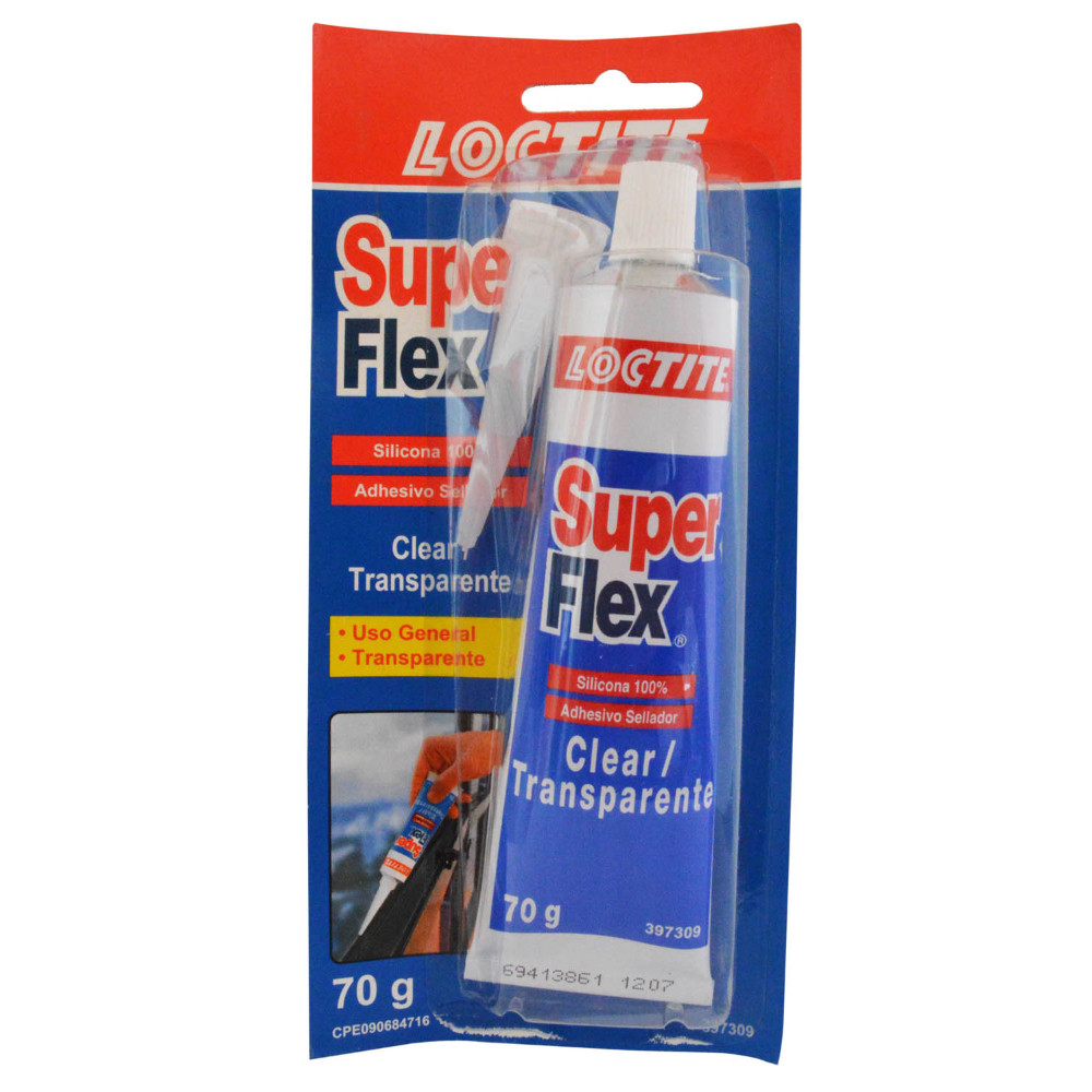 Silicona loctite trasparente super flex x 70 g (397309)