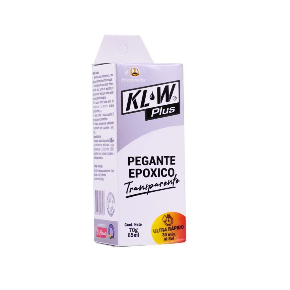 Epoxico transparente klw plus 70 gr (05459)