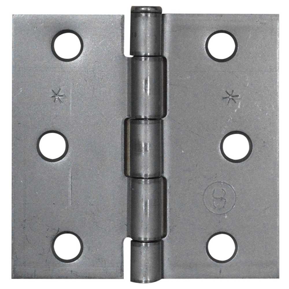 Bisagra nudo cabeza plana hierro 3X3 x 12 pares C-16 (PUERTA)(HT)(T1327-009)(T1106-0052)
