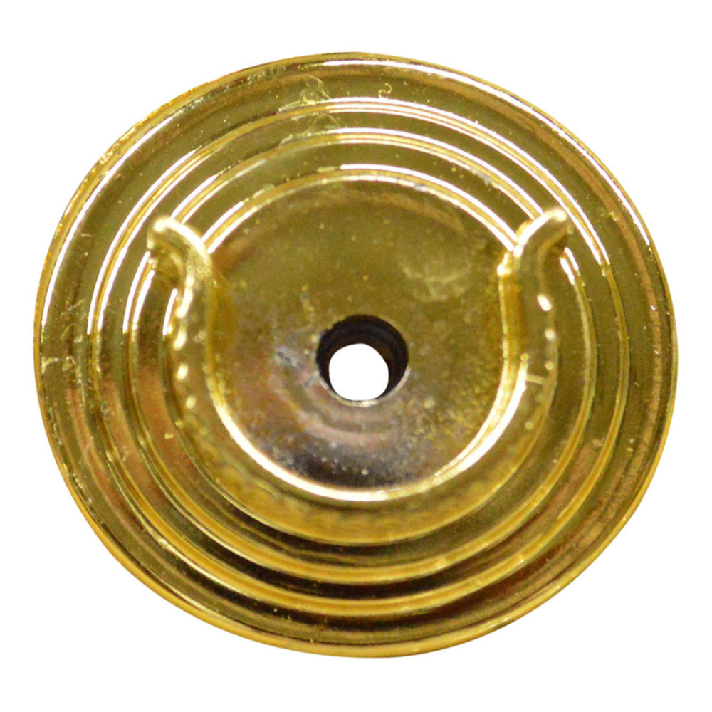 Accesorio cortinero plafon dorado en u (abierto) 1/2 (170101)