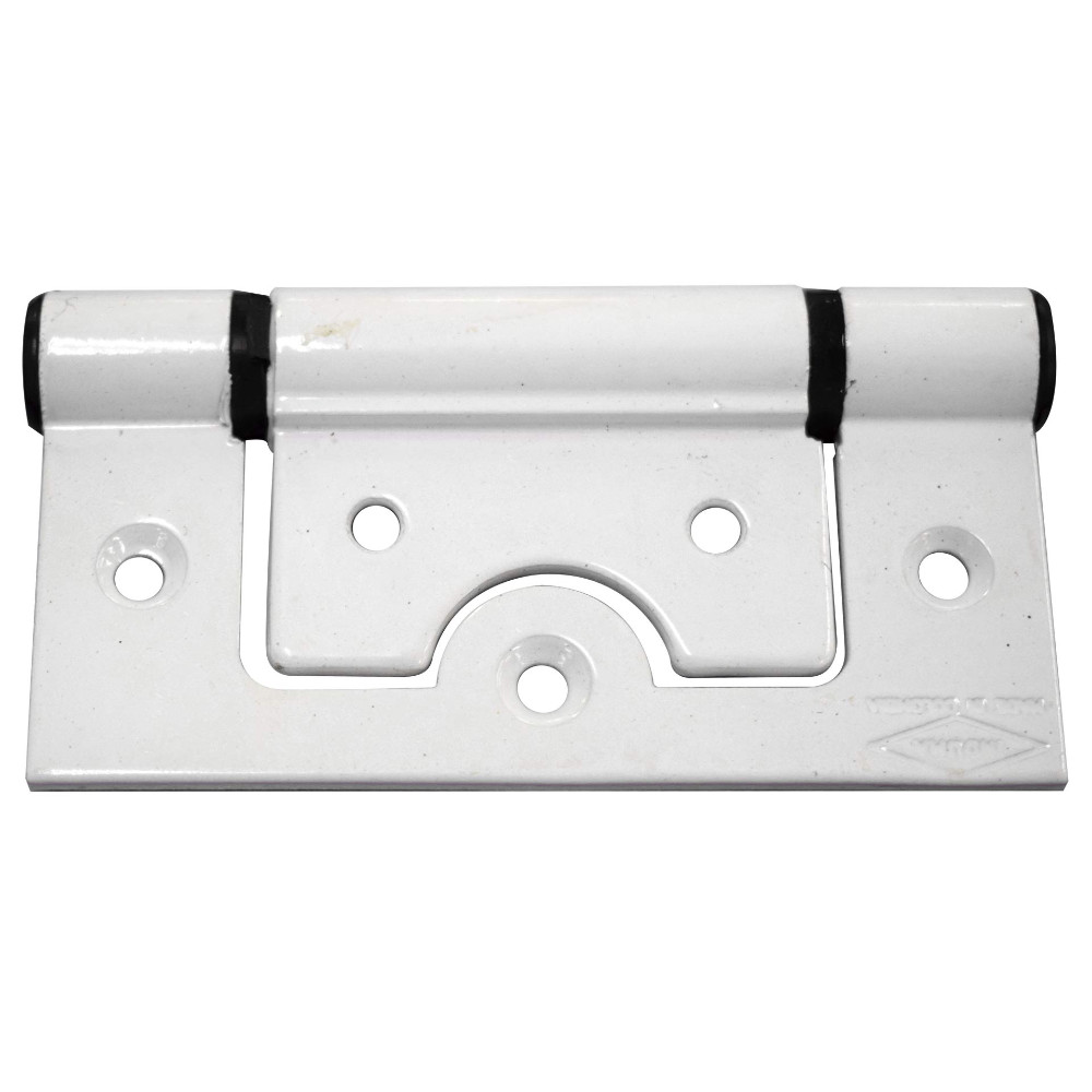 Bisagra omega aluminio blanca induma 3 (cajita x DOCENA)T1341-007(T1107-0095)