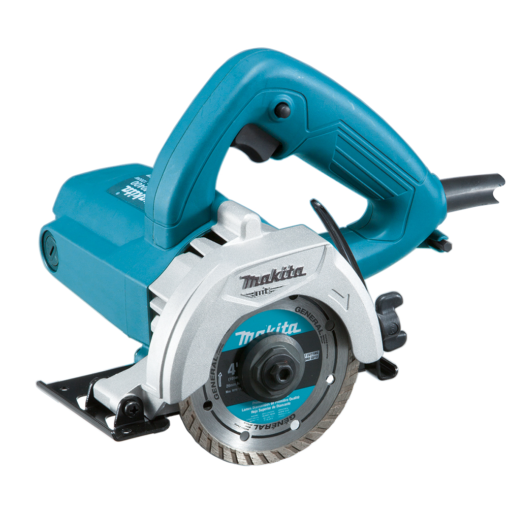 Sierra circular cortadora de ceramica makita mt verde 4 3/8 1200W profesional (M0400BC) incluye disco