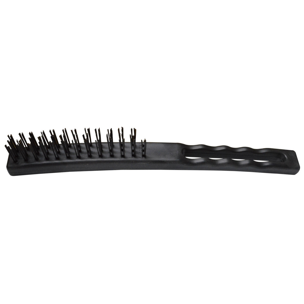 Cepillo acero m/pasta negro caribe (715101)