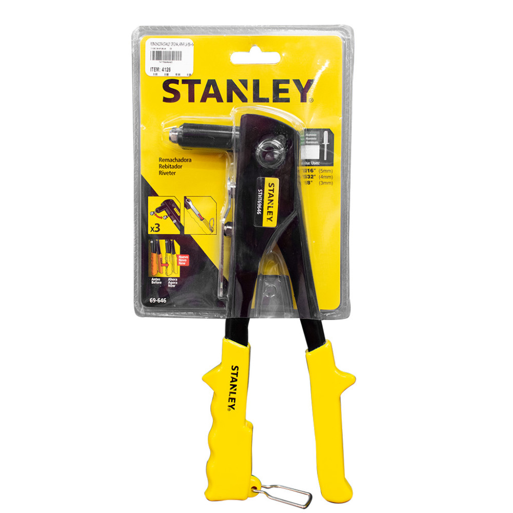 Remachadora stanley original amariila (69-646)