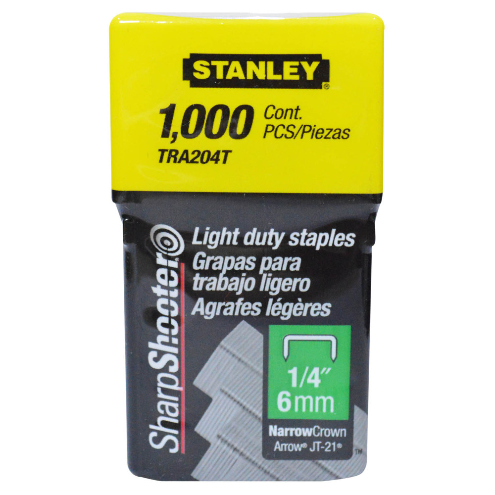Gancho grapadora stanley 6 1/4 (TRA204T)(TRABAJO liviano)