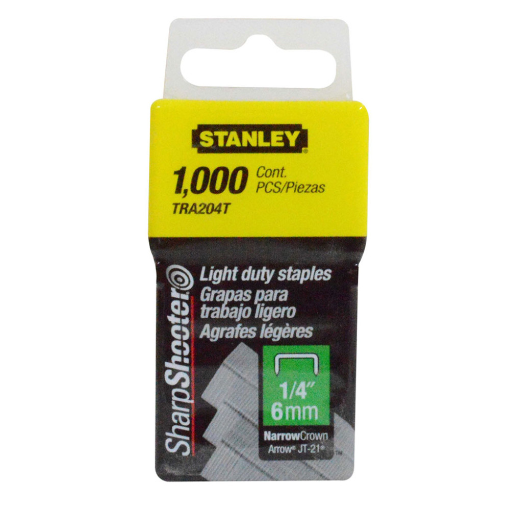 Gancho grapadora stanley 8 5/16 (TRA205T)(TRABAJO liviano)