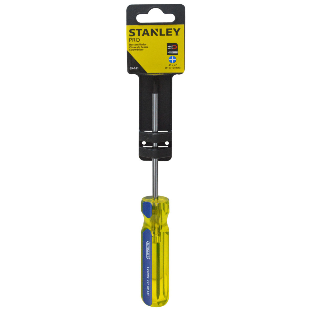 Destornillador stanley pro 3/16X4 (+)(69-141)(STHT69141)