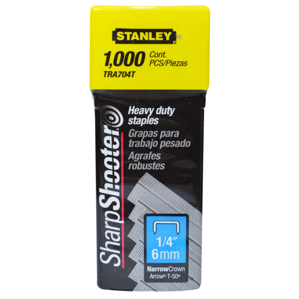 Gancho grapadora stanley 8 5/16 (TRA705T)(TRABAJO pesado)