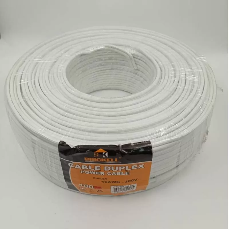 Cable electrico duplex 16 AWG 0,2 MM*32 x 100 metros