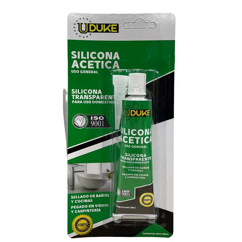 Silicona 50 ml transparente uso domestico general